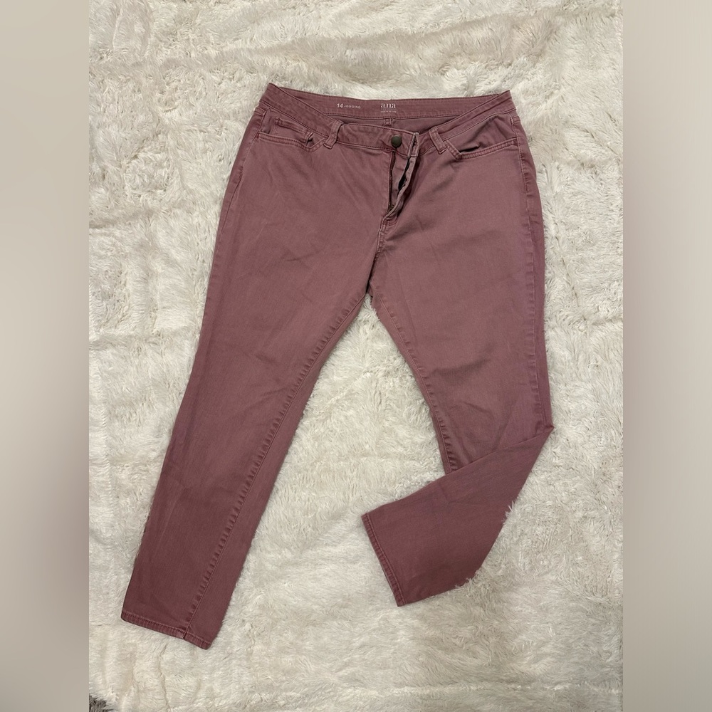 Womens a.n.a. Size 14 mauve jeggings